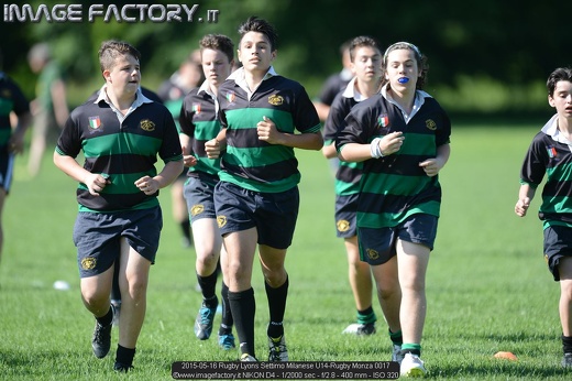2015-05-16 Rugby Lyons Settimo Milanese U14-Rugby Monza 0017